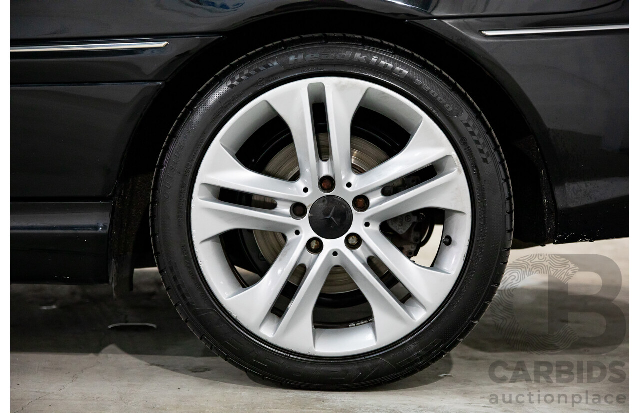 1/2009 Mercedes-Benz CLC200 Kompressor Evolution + 203 2d Coupe Obsidian Black Metallic Supercharged 1.8L