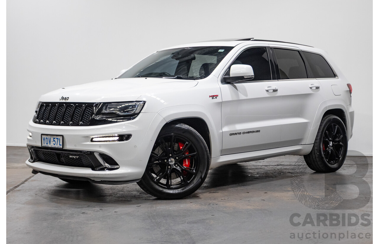 1/2015 Jeep Grand Cherokee SRT 8 (4x4) WK MY15 4d Wagon Bright White V8 6.4L