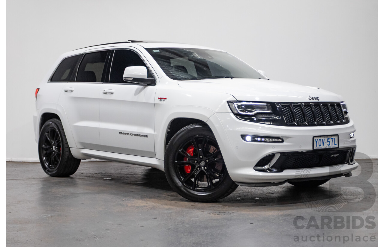 1/2015 Jeep Grand Cherokee SRT 8 (4x4) WK MY15 4d Wagon Bright White V8 6.4L