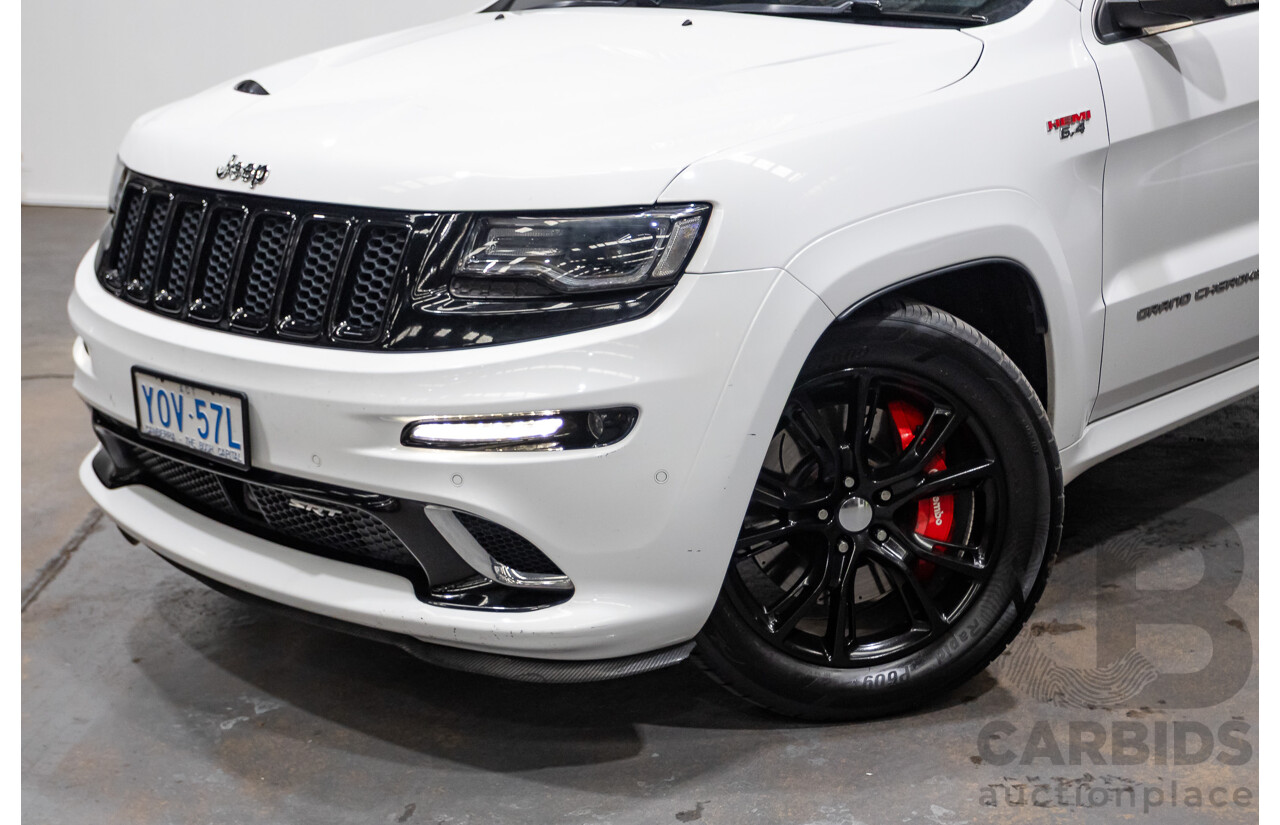 1/2015 Jeep Grand Cherokee SRT 8 (4x4) WK MY15 4d Wagon Bright White V8 6.4L