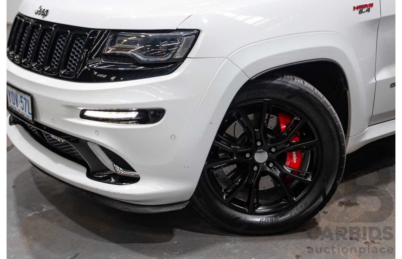1/2015 Jeep Grand Cherokee SRT 8 (4x4) WK MY15 4d Wagon Bright White V8 6.4L