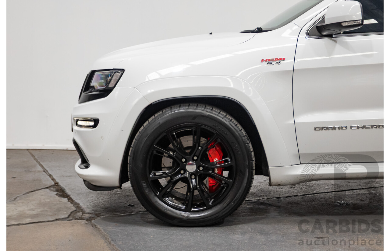 1/2015 Jeep Grand Cherokee SRT 8 (4x4) WK MY15 4d Wagon Bright White V8 6.4L