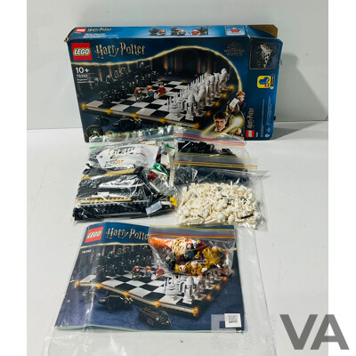 LEGO Harry Potter Hogwarts Wizard Chess Set No.76392 Repackaged in Original Box