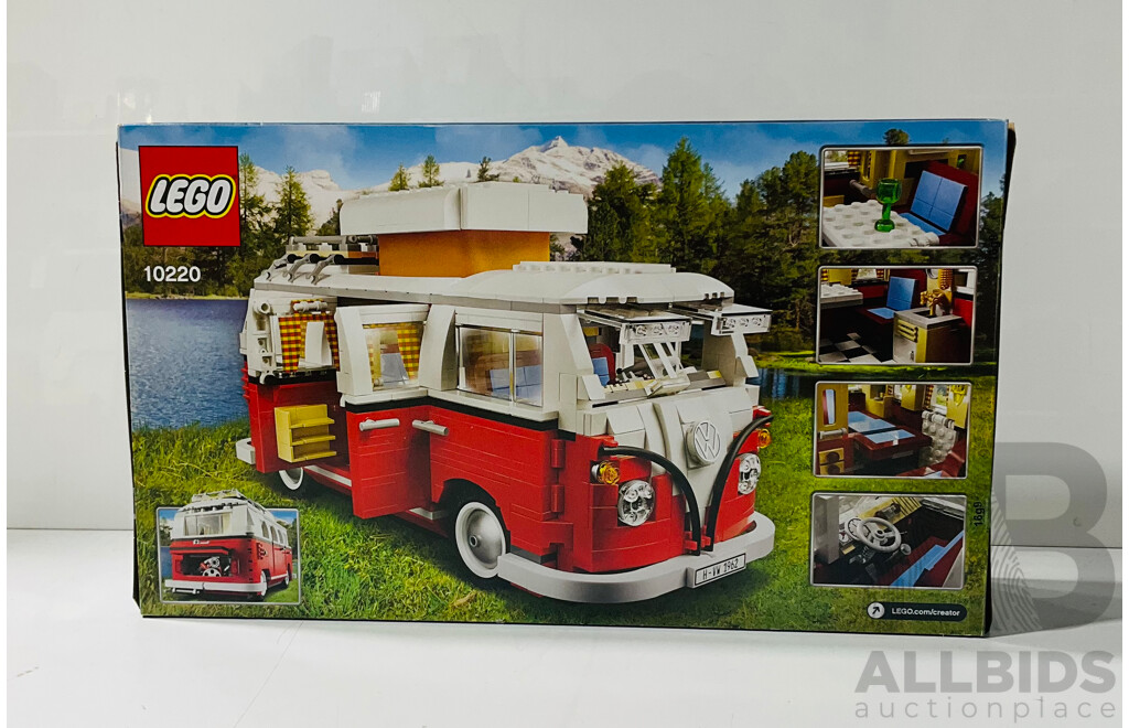 Vintage Retired Lego Set, Creator, VW Ti Camper Van, 10220 , Sealed New in Box