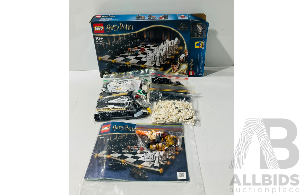 LEGO Harry Potter Hogwarts Wizard Chess Set No.76392 Repackaged in Original Box