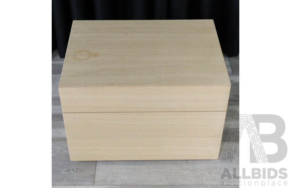 Pair of Abbinabili Timber Bedsides by Poliform