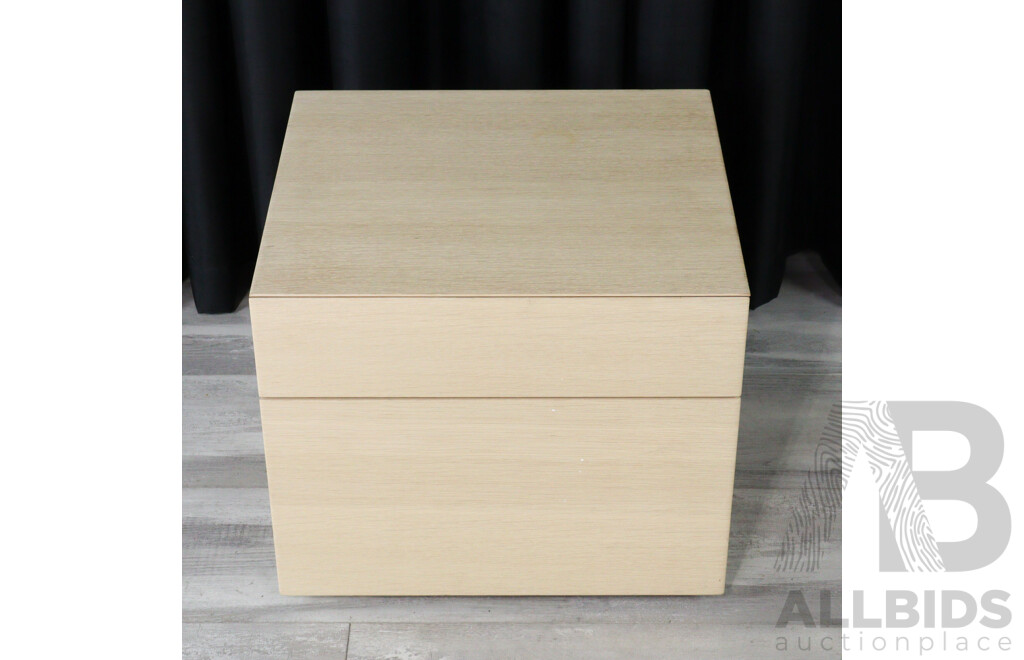 Pair of Abbinabili Timber Bedsides by Poliform