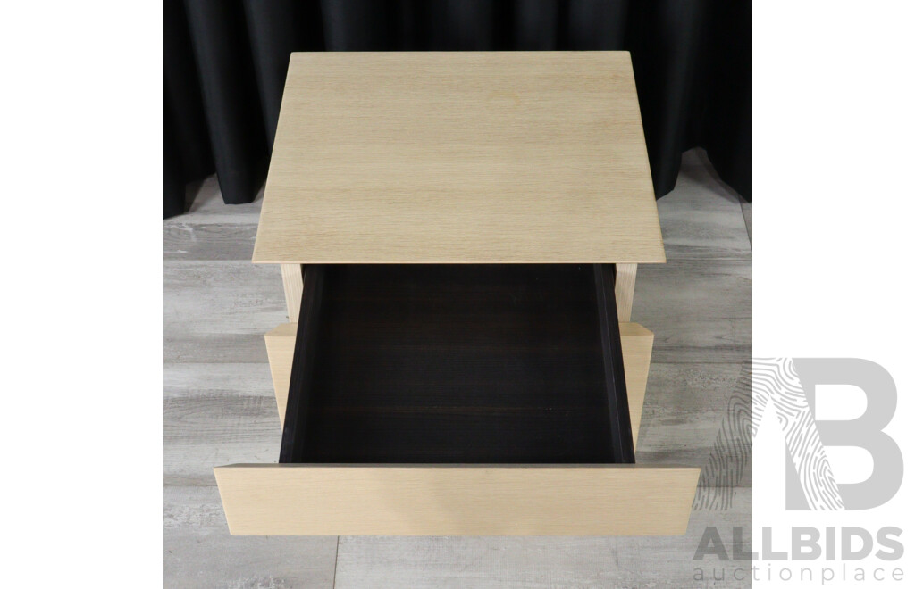 Pair of Abbinabili Timber Bedsides by Poliform