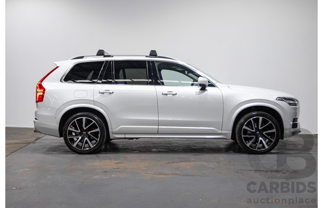 08/2018 Volvo XC90 T6 MOMENTUM (AWD) 256 MY18 4D Wagon White Supercharged and Turbo 2.0L - 7 seats