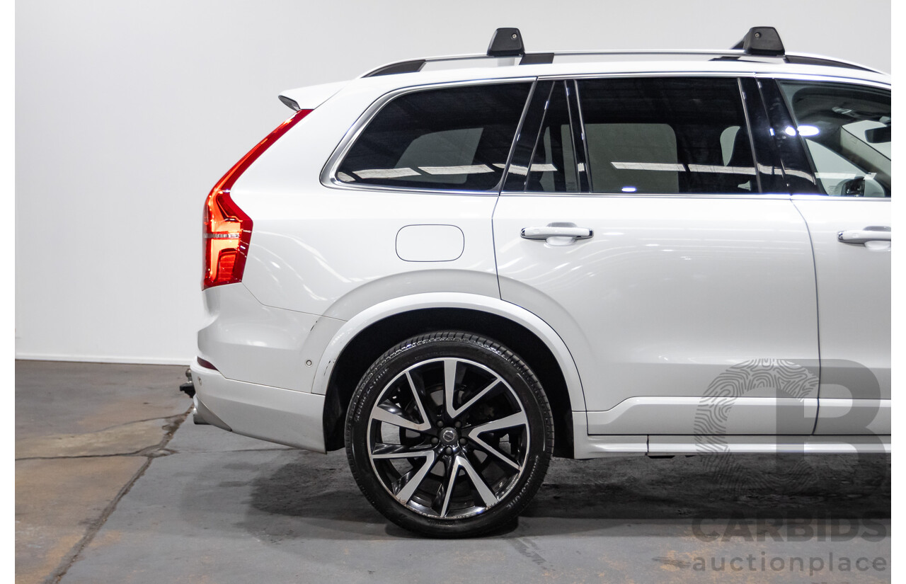 08/2018 Volvo XC90 T6 MOMENTUM (AWD) 256 MY18 4D Wagon White Supercharged and Turbo 2.0L - 7 seats