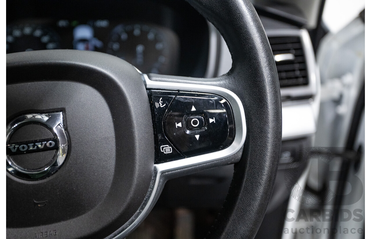 08/2018 Volvo XC90 T6 MOMENTUM (AWD) 256 MY18 4D Wagon White Supercharged and Turbo 2.0L - 7 seats