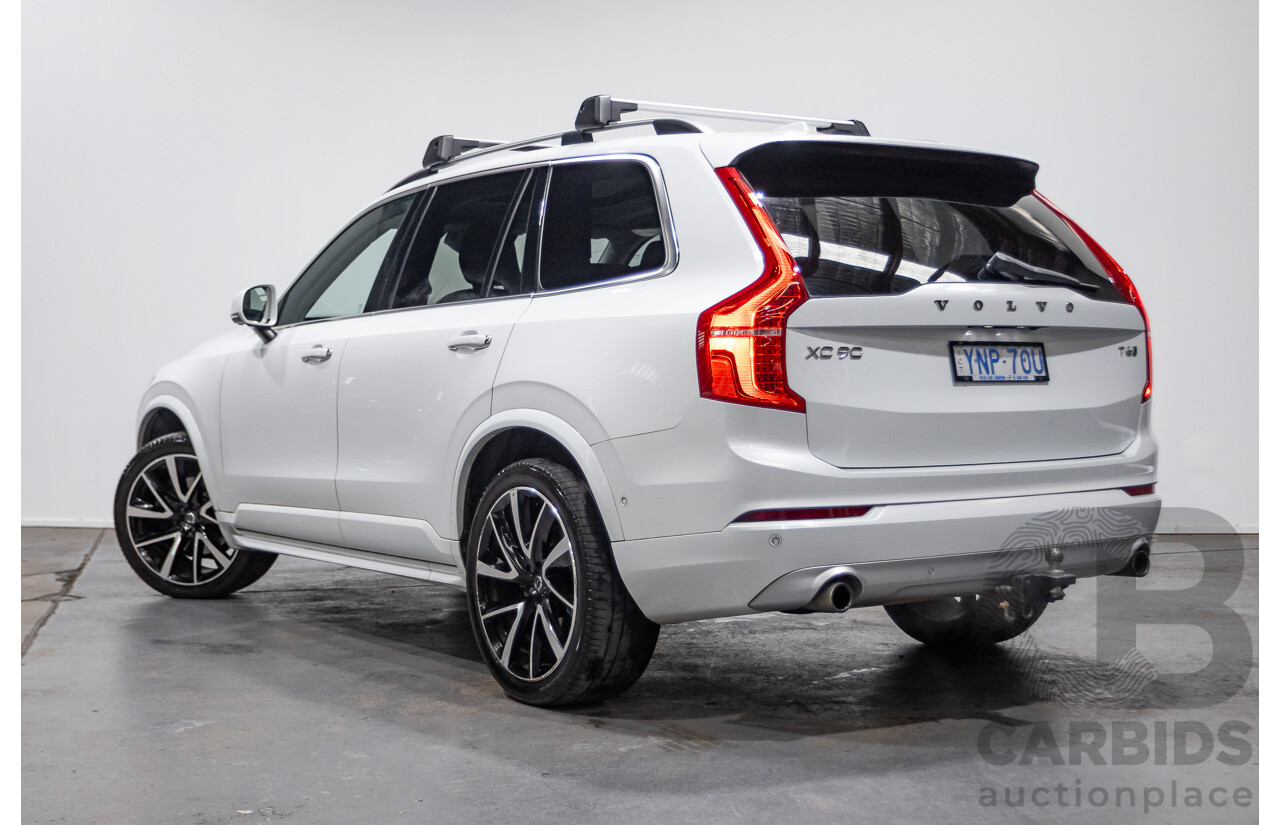 08/2018 Volvo XC90 T6 MOMENTUM (AWD) 256 MY18 4D Wagon White Supercharged and Turbo 2.0L - 7 seats