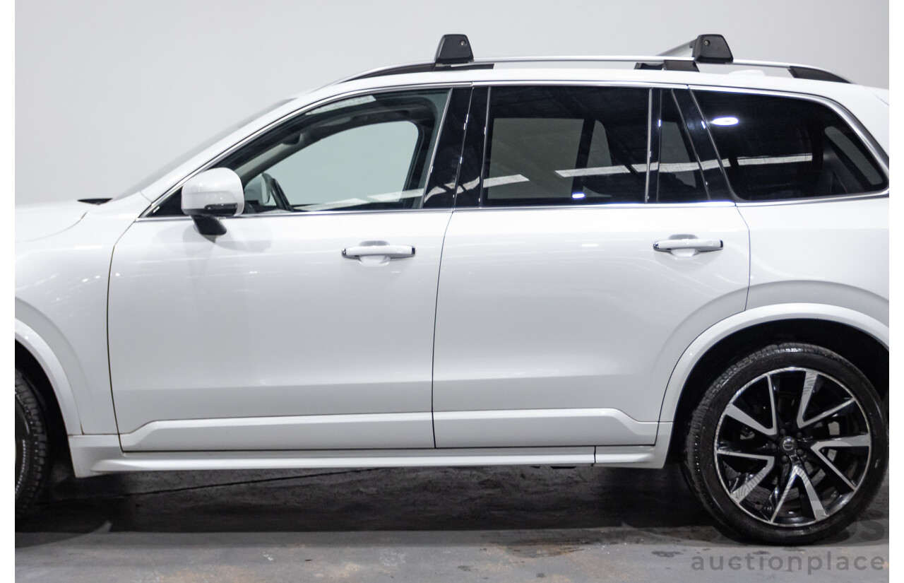 08/2018 Volvo XC90 T6 MOMENTUM (AWD) 256 MY18 4D Wagon White Supercharged and Turbo 2.0L - 7 seats