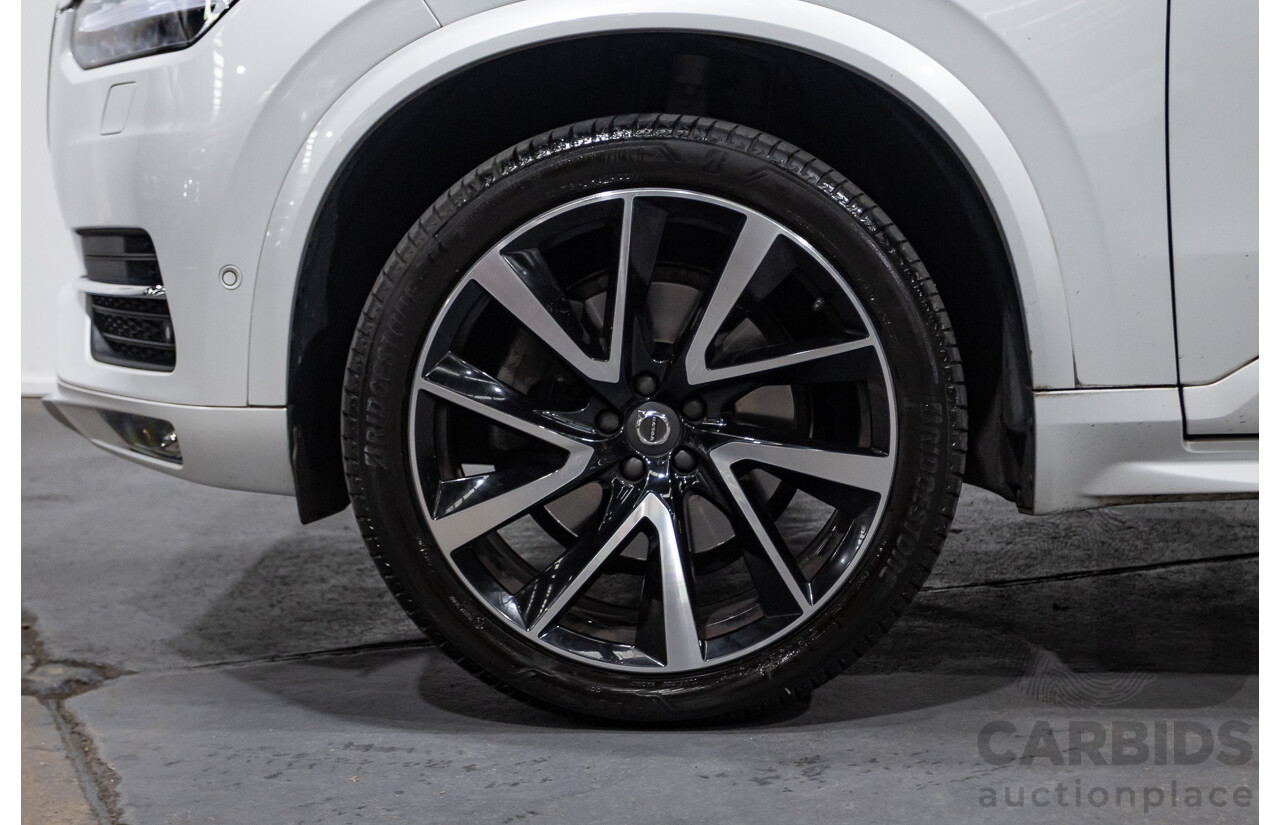 08/2018 Volvo XC90 T6 MOMENTUM (AWD) 256 MY18 4D Wagon White Supercharged and Turbo 2.0L - 7 seats