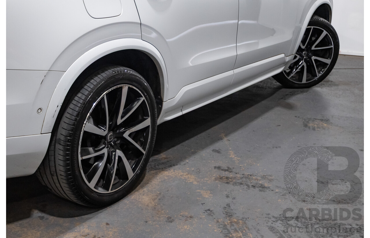 08/2018 Volvo XC90 T6 MOMENTUM (AWD) 256 MY18 4D Wagon White Supercharged and Turbo 2.0L - 7 seats
