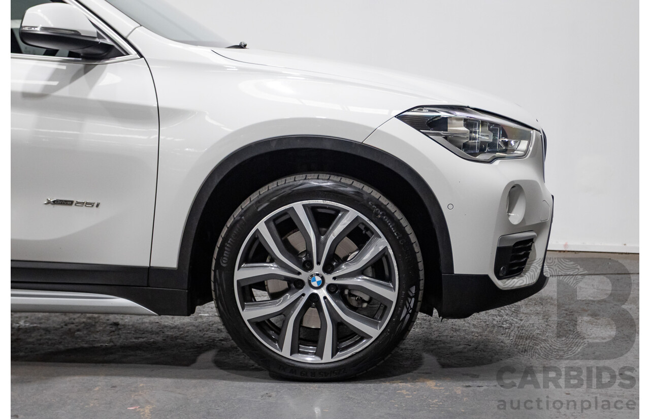 03/2016 BMW X1 xDRIVE 25i F48 (AWD) 4D Wagon White Turbo 2.0L