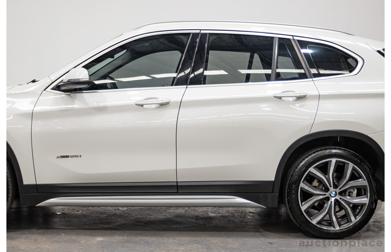 03/2016 BMW X1 xDRIVE 25i F48 (AWD) 4D Wagon White Turbo 2.0L