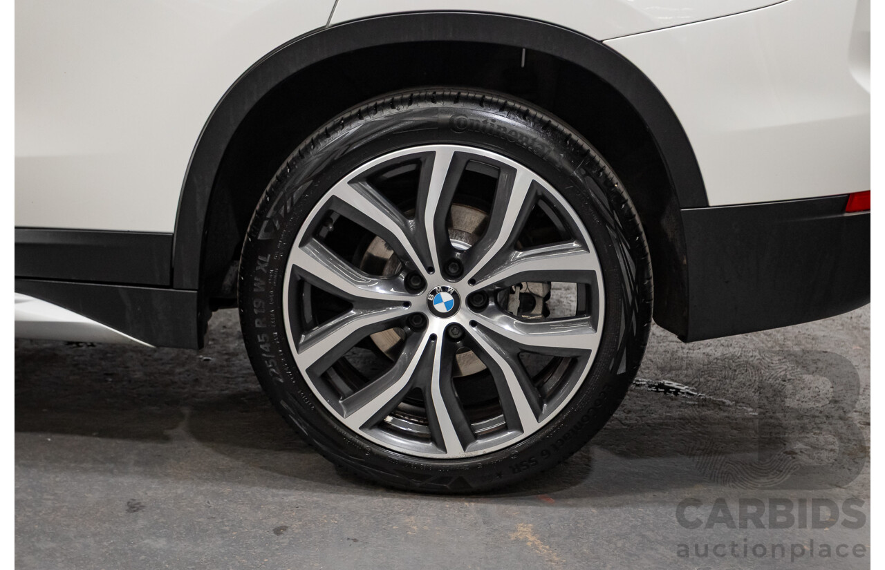 03/2016 BMW X1 xDRIVE 25i F48 (AWD) 4D Wagon White Turbo 2.0L