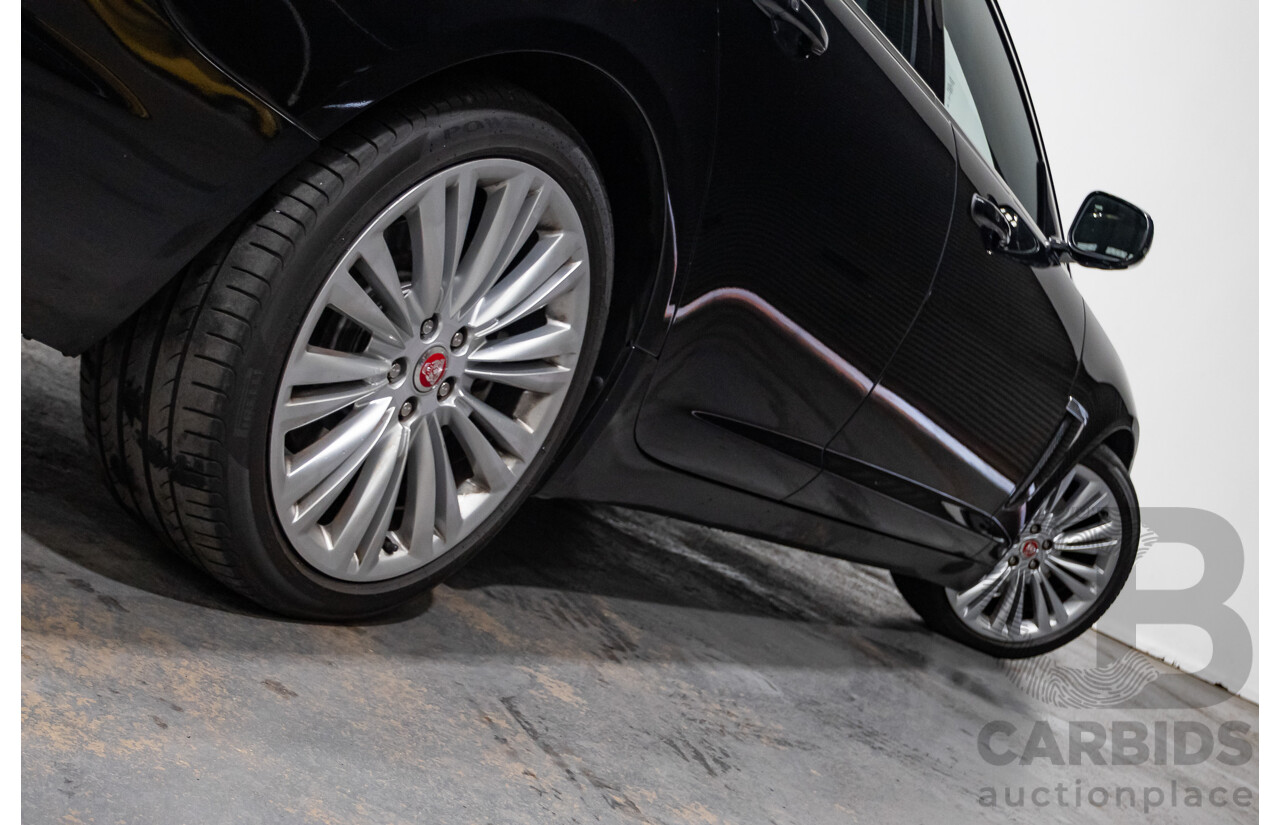 4/2014 Jaguar XF 2.0 Luxury MY13 4d Sedan Ultimate Black Metallic Turbo 2.0L