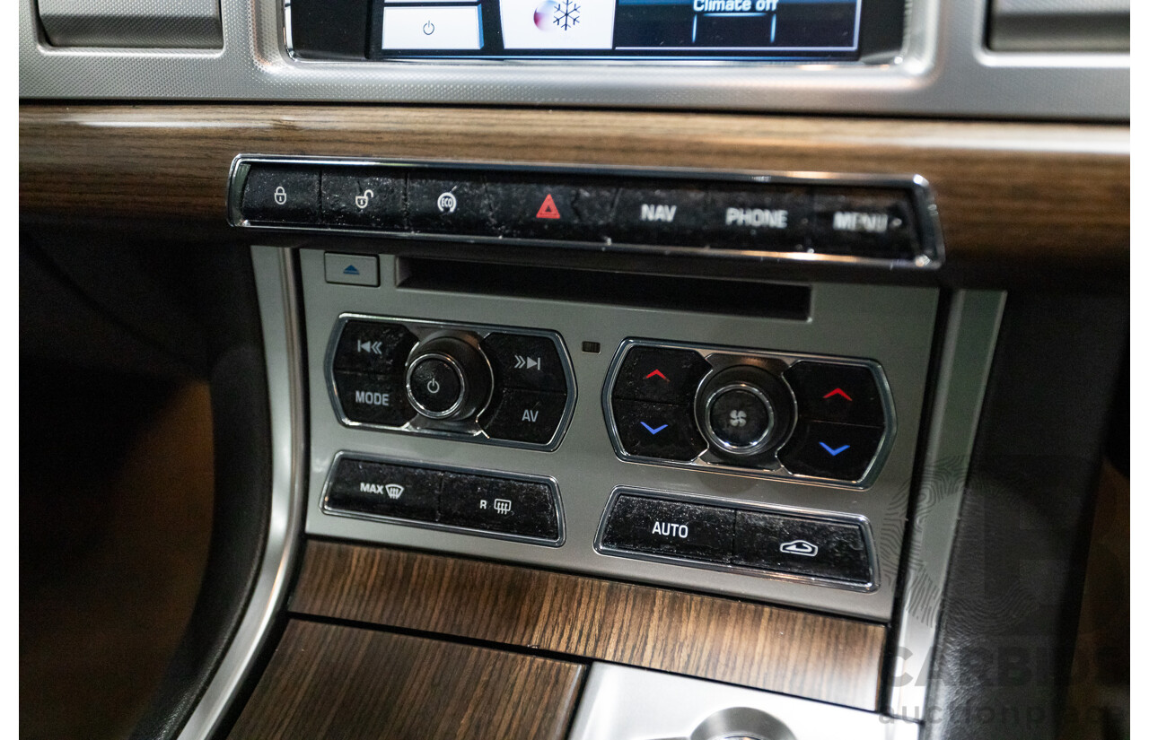 4/2014 Jaguar XF 2.0 Luxury MY13 4d Sedan Ultimate Black Metallic Turbo 2.0L