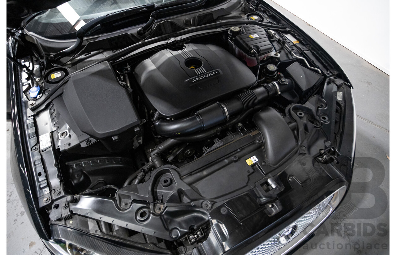 4/2014 Jaguar XF 2.0 Luxury MY13 4d Sedan Ultimate Black Metallic Turbo 2.0L