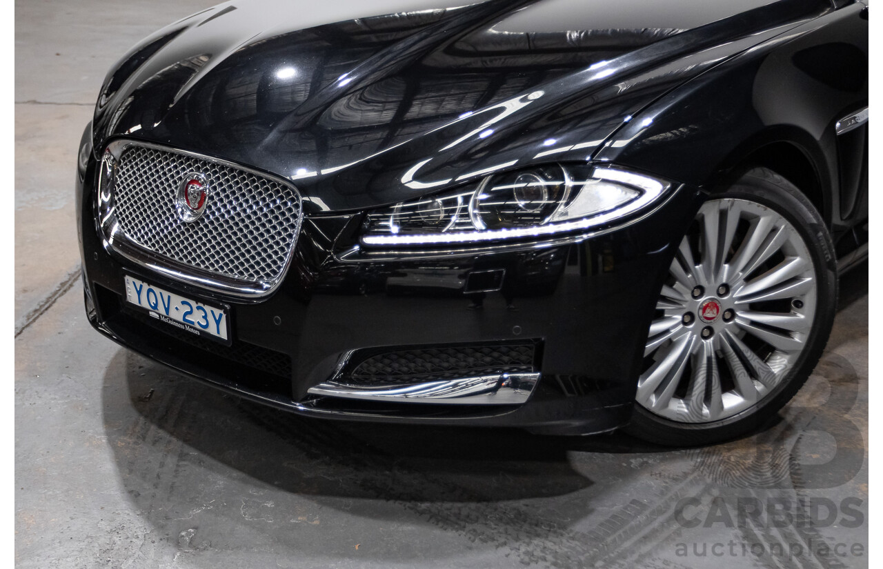 4/2014 Jaguar XF 2.0 Luxury MY13 4d Sedan Ultimate Black Metallic Turbo 2.0L