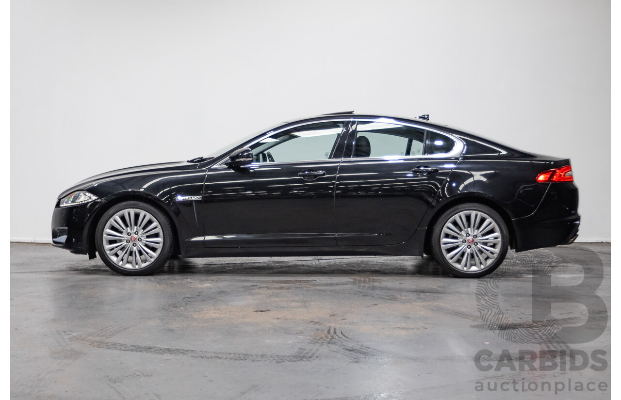 4/2014 Jaguar XF 2.0 Luxury MY13 4d Sedan Ultimate Black Metallic Turbo 2.0L