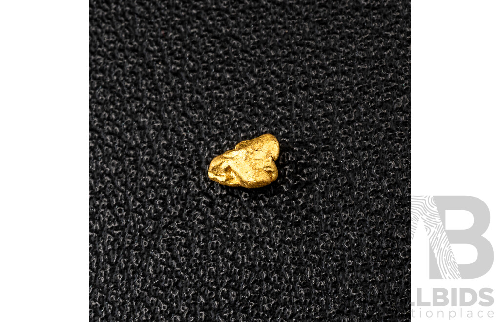 Gold Nugget - 22ct+ Natural Small Specimen, 4.85mm, 0.26 Grams