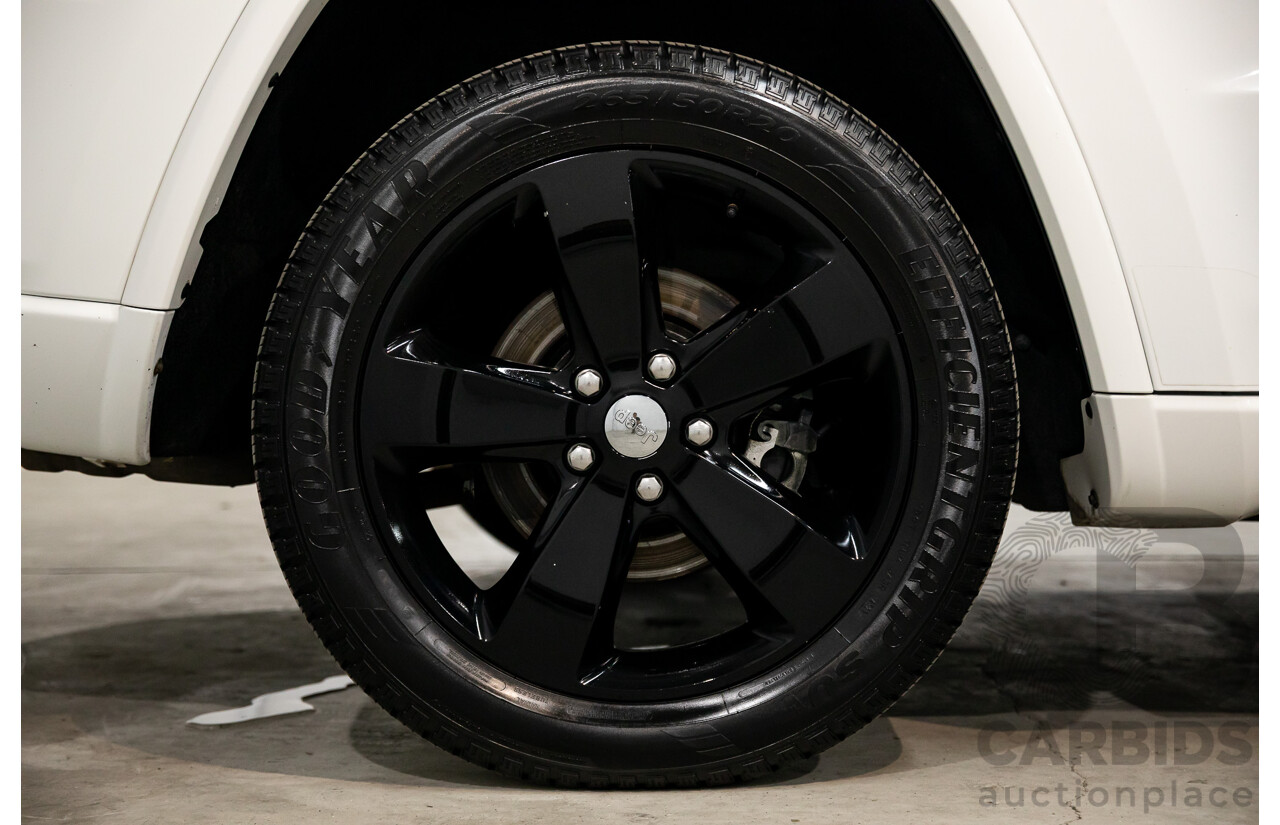 9/2015 Jeep Grand Cherokee Overland (4x4) WK MY15 4d Wagon Bright White Turbo Diesel 3.0L