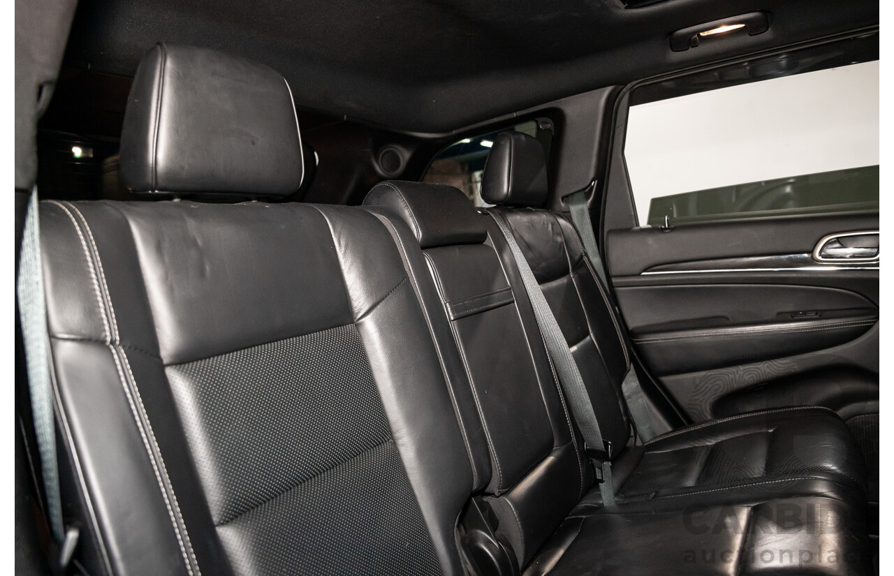 9/2015 Jeep Grand Cherokee Overland (4x4) WK MY15 4d Wagon Bright White Turbo Diesel 3.0L