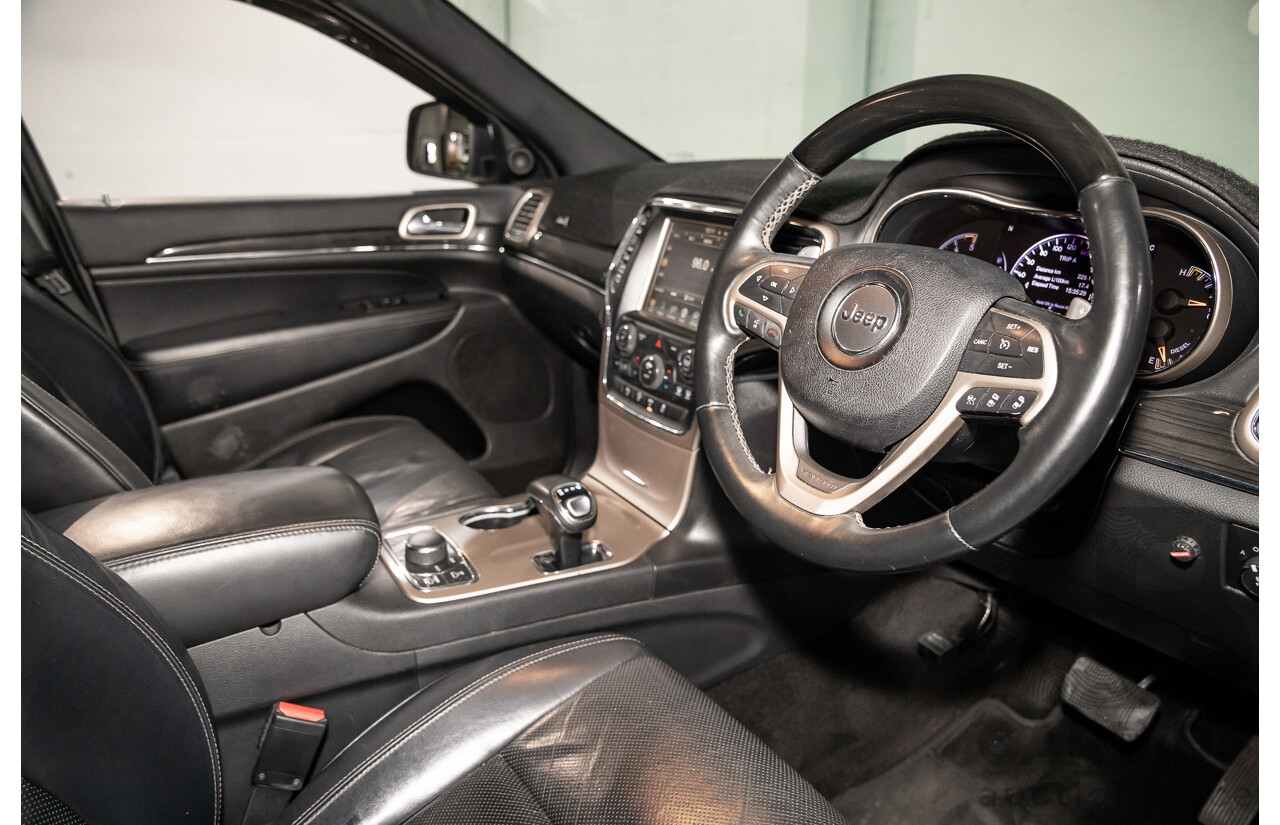 9/2015 Jeep Grand Cherokee Overland (4x4) WK MY15 4d Wagon Bright White Turbo Diesel 3.0L