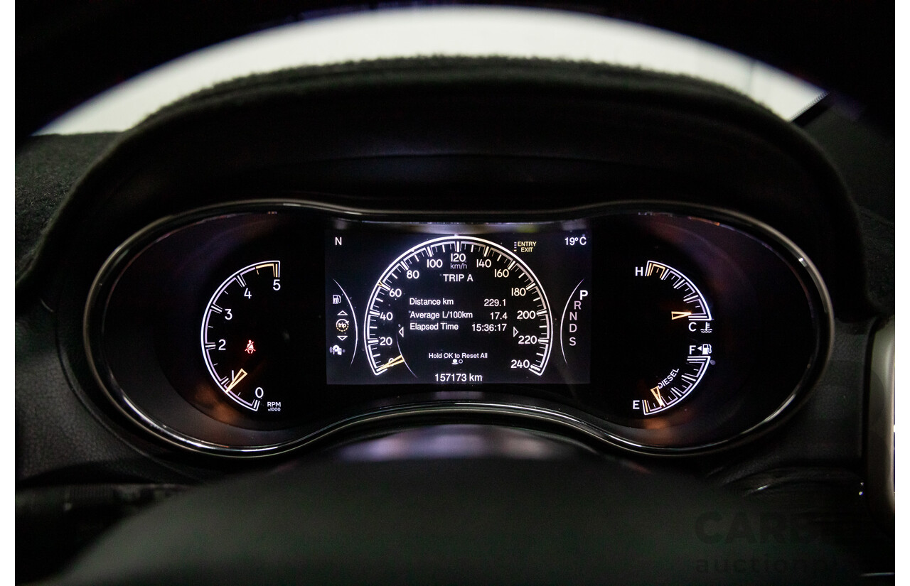 9/2015 Jeep Grand Cherokee Overland (4x4) WK MY15 4d Wagon Bright White Turbo Diesel 3.0L
