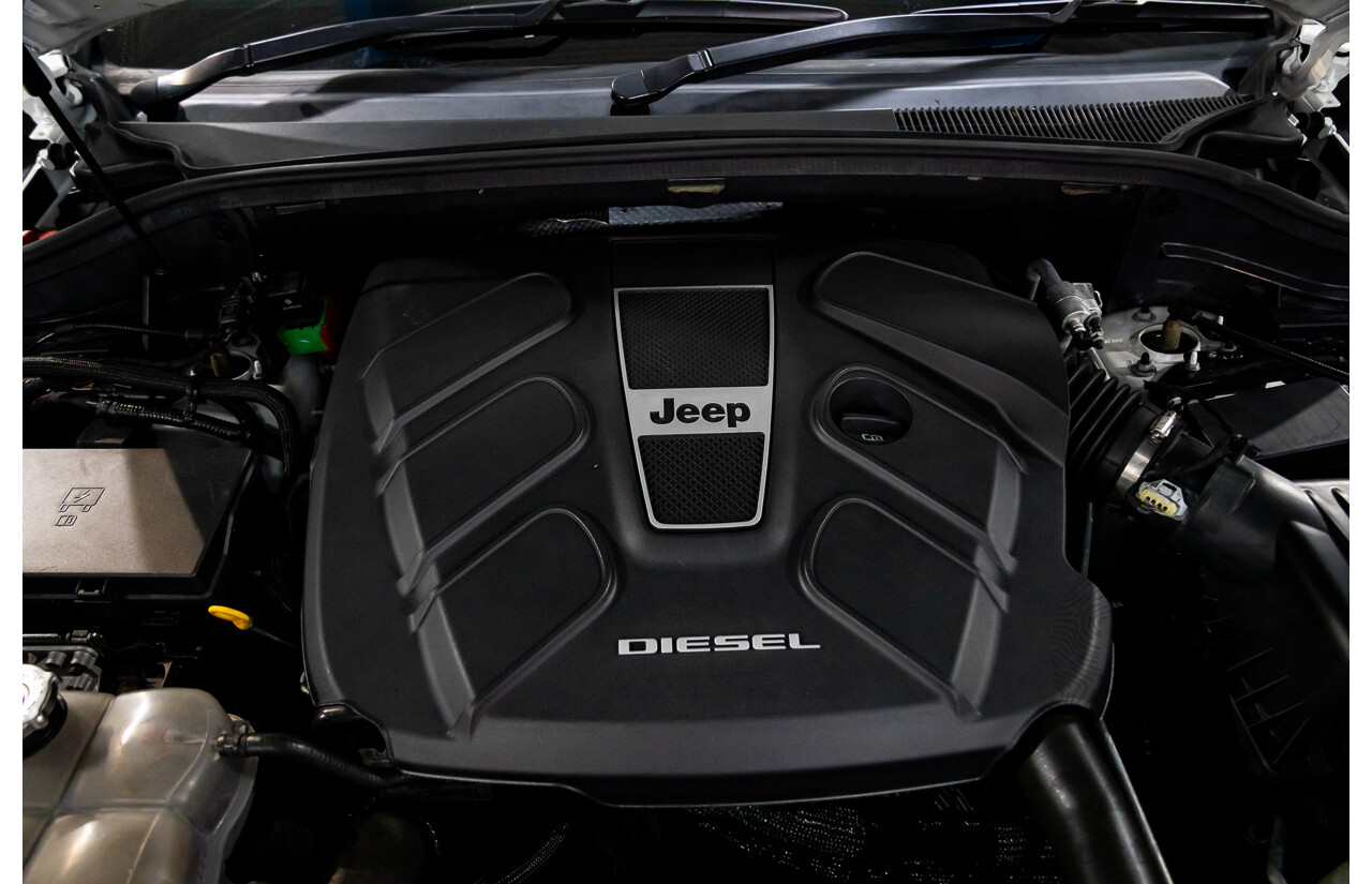 9/2015 Jeep Grand Cherokee Overland (4x4) WK MY15 4d Wagon Bright White Turbo Diesel 3.0L