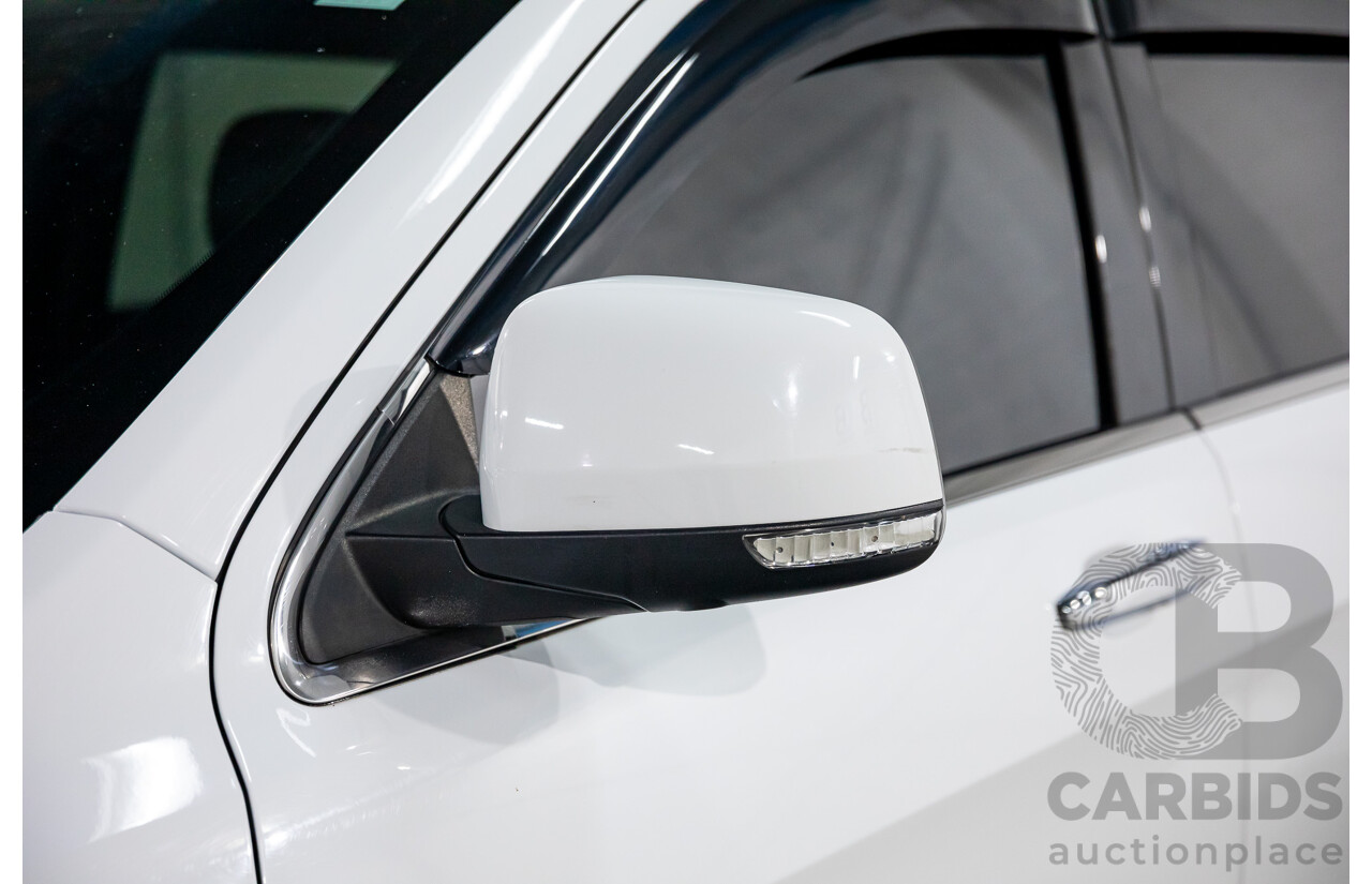 9/2015 Jeep Grand Cherokee Overland (4x4) WK MY15 4d Wagon Bright White Turbo Diesel 3.0L