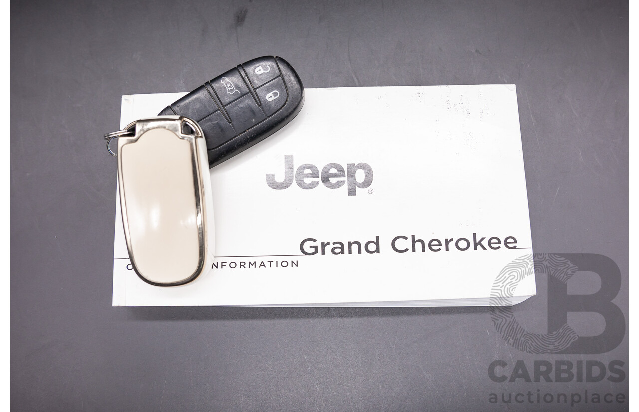 9/2015 Jeep Grand Cherokee Overland (4x4) WK MY15 4d Wagon Bright White Turbo Diesel 3.0L