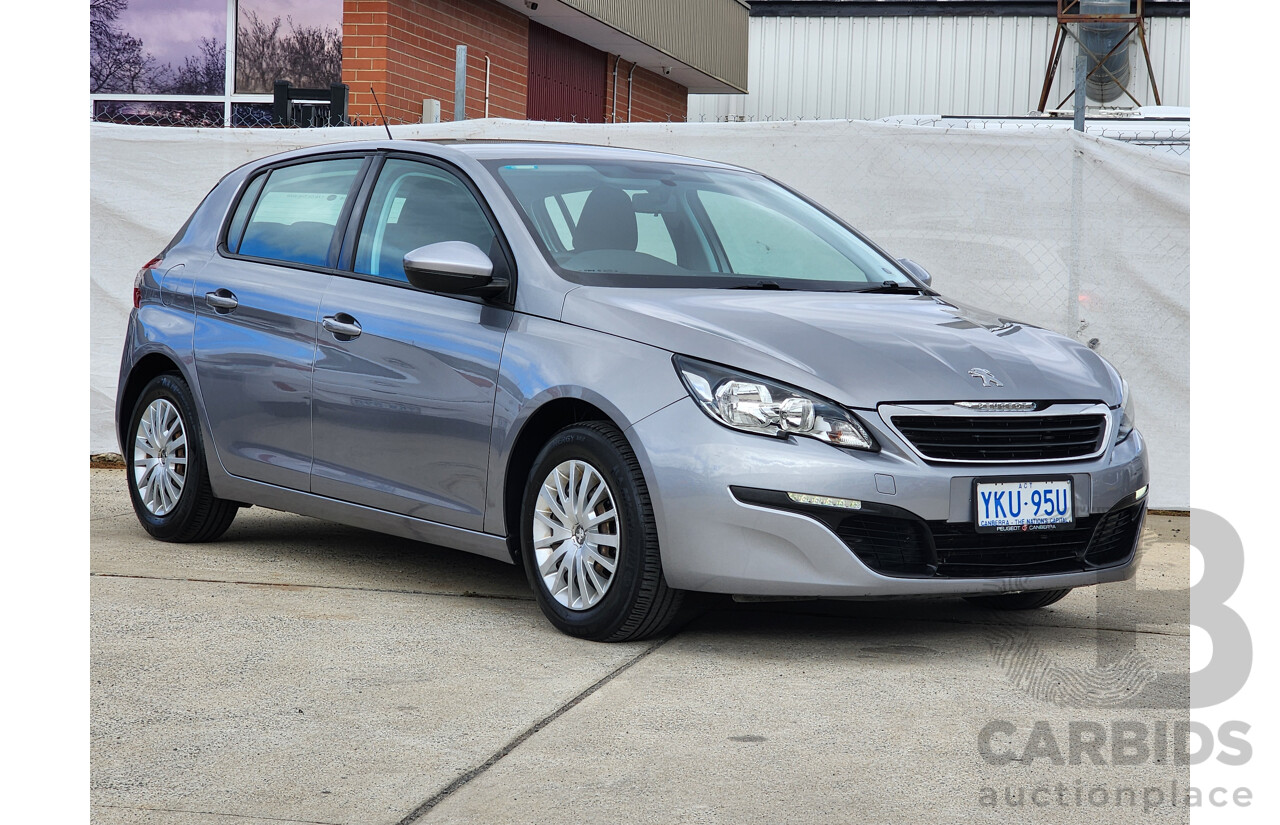 7/2015 Peugeot 308 Access T9 5d Hatchback Grey 1.2L