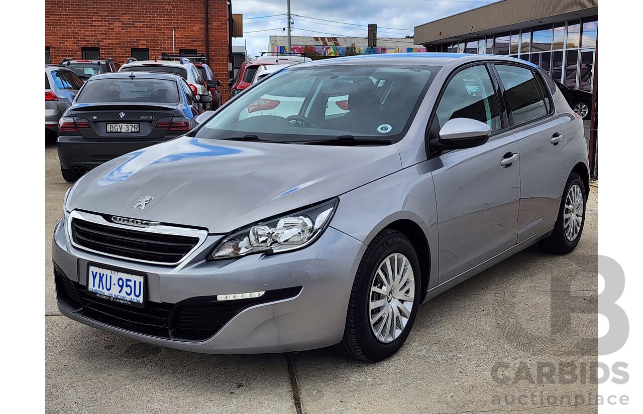 7/2015 Peugeot 308 Access T9 5d Hatchback Grey 1.2L