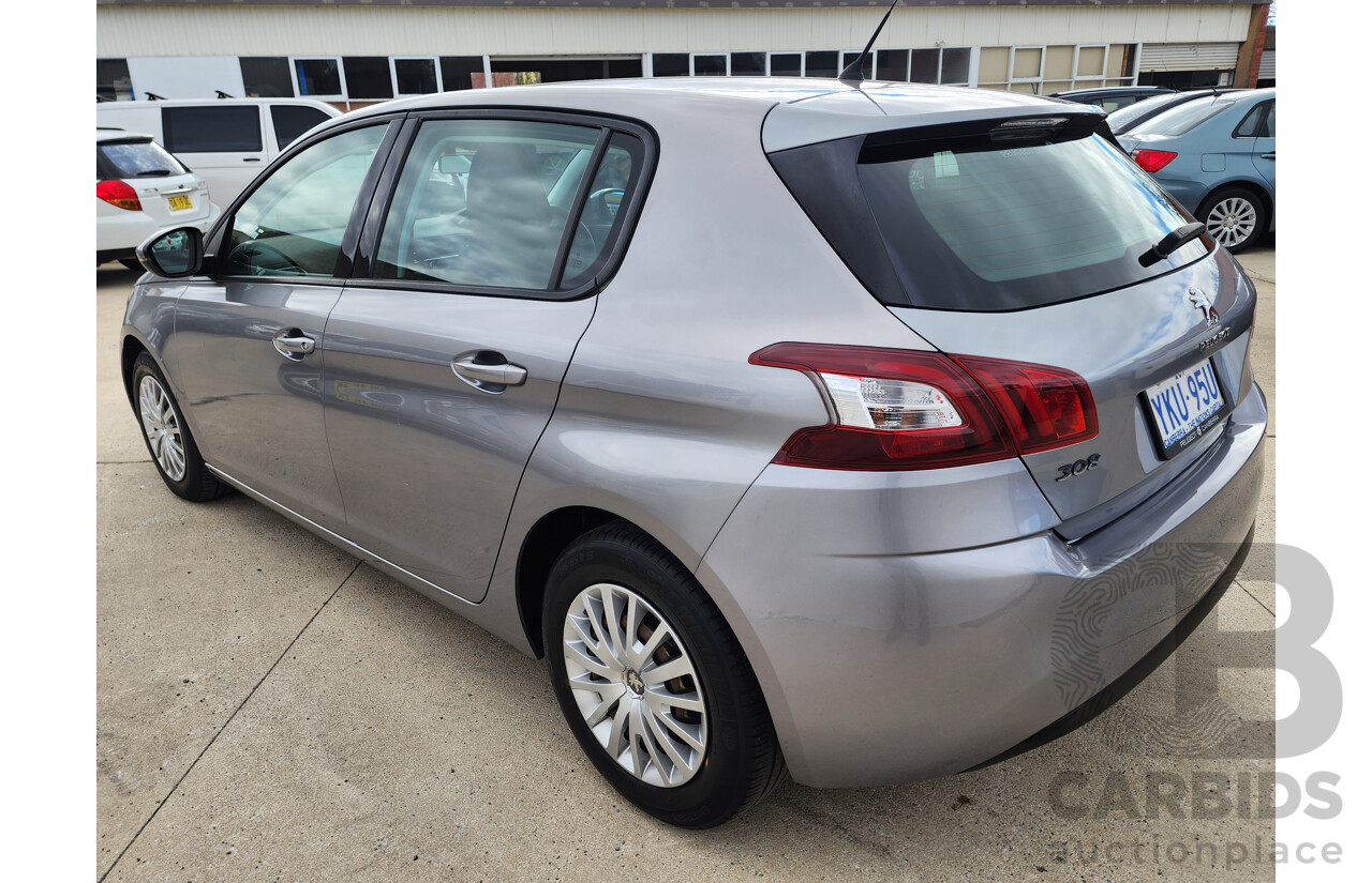 7/2015 Peugeot 308 Access T9 5d Hatchback Grey 1.2L