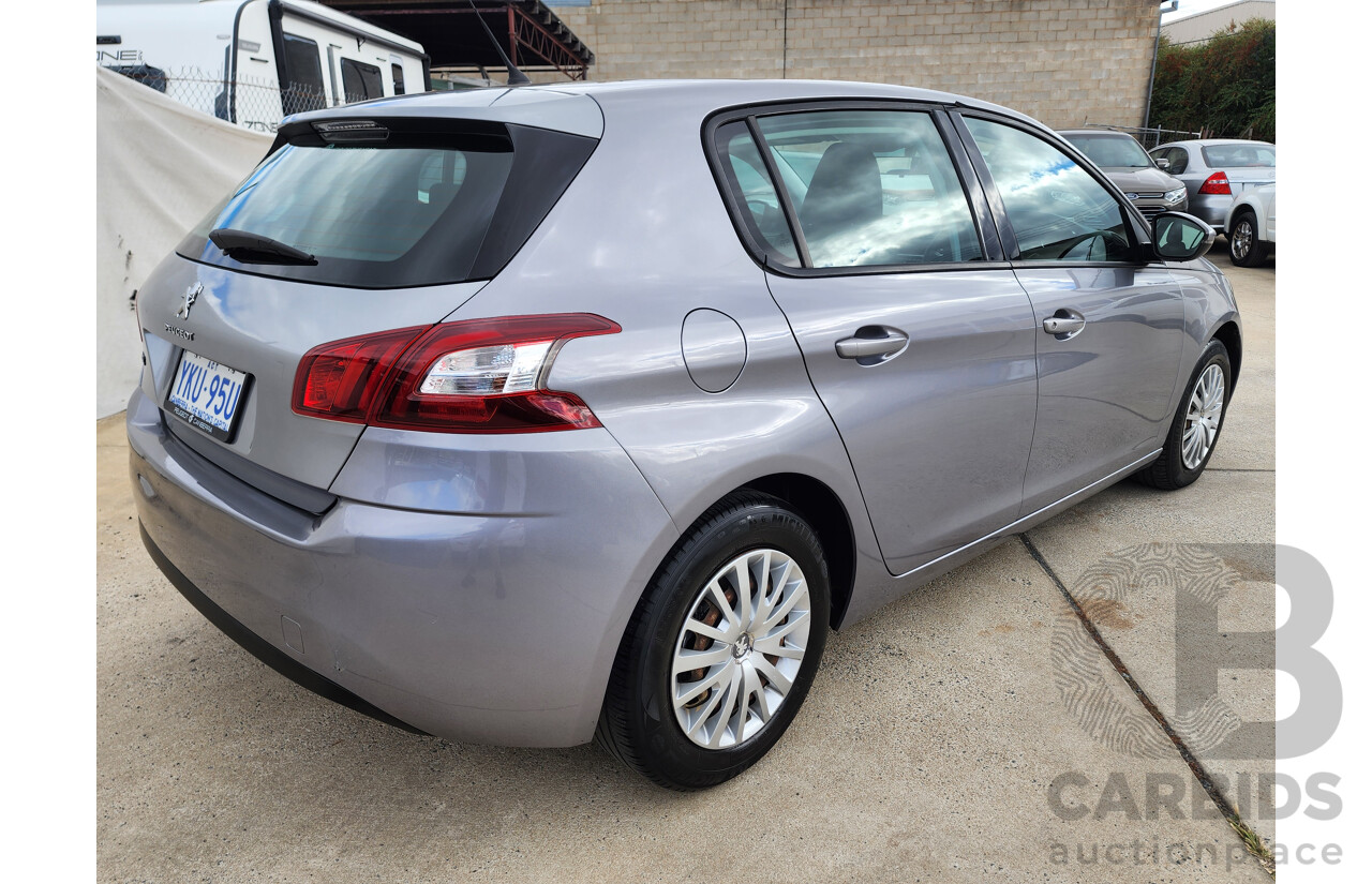 7/2015 Peugeot 308 Access T9 5d Hatchback Grey 1.2L