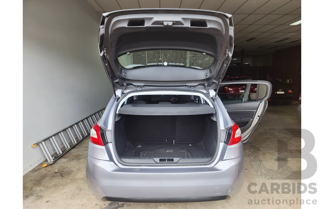 7/2015 Peugeot 308 Access T9 5d Hatchback Grey 1.2L