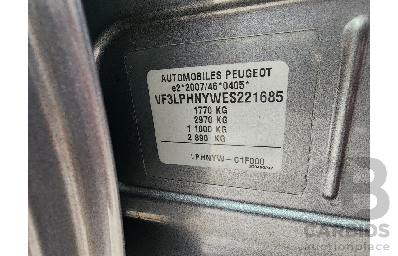7/2015 Peugeot 308 Access T9 5d Hatchback Grey 1.2L