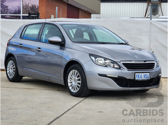 7/2015 Peugeot 308 Access T9 5d Hatchback Grey 1.2L