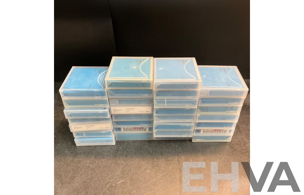 HPE/HP LTO-5 Ultrium 3TB RW Data Cartridge (C7975A) - Lot of 30 - Estimated Total ORP $1,600