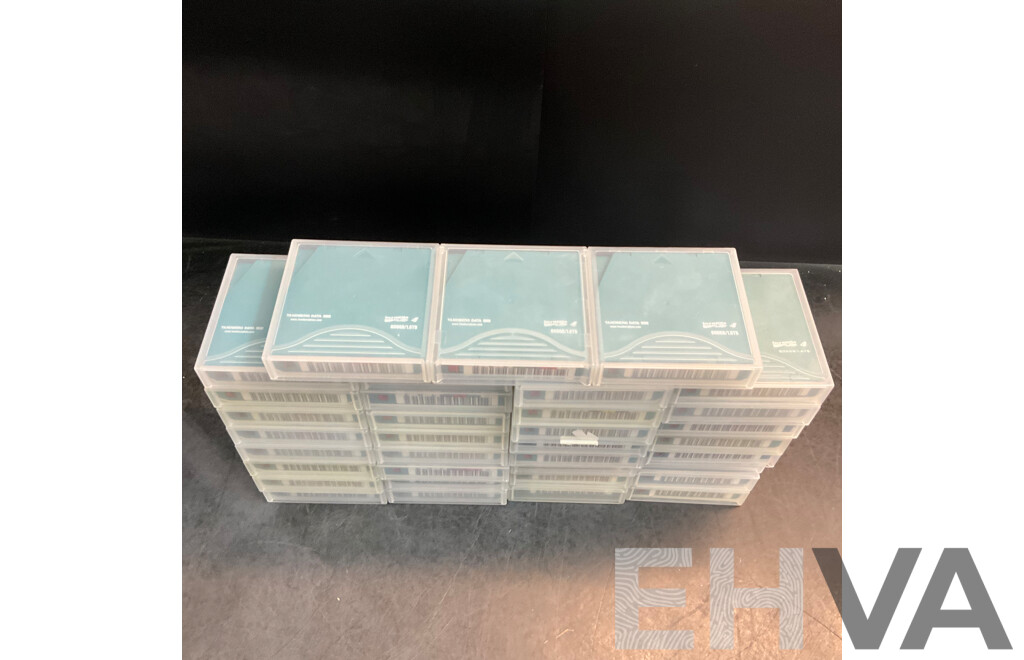 TANDBERG DATA Ultrium  LTO4 800Gb/1.6TB Compressed Data Cartridge - Lot of 35
