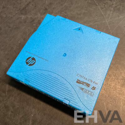 HPE/HP LTO-5 Ultrium 3TB RW Data Cartridge (C7975A) - Lot of 30 - Estimated Total ORP $1,600