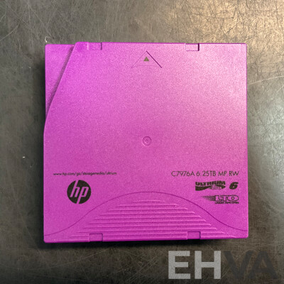 TANDBERG DATA Ultrium LTO 5 1.5GB/3TB Compressed Data Cartridge & HP 6.25TB MP RW Ultrium LTO 6 Data Cartridge - Lot of 28