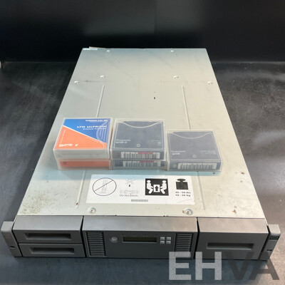HPE LVLDC-0501Overland Tape Library & Assorted Cleaning Cartridge & 2500GB Data Cartridge
