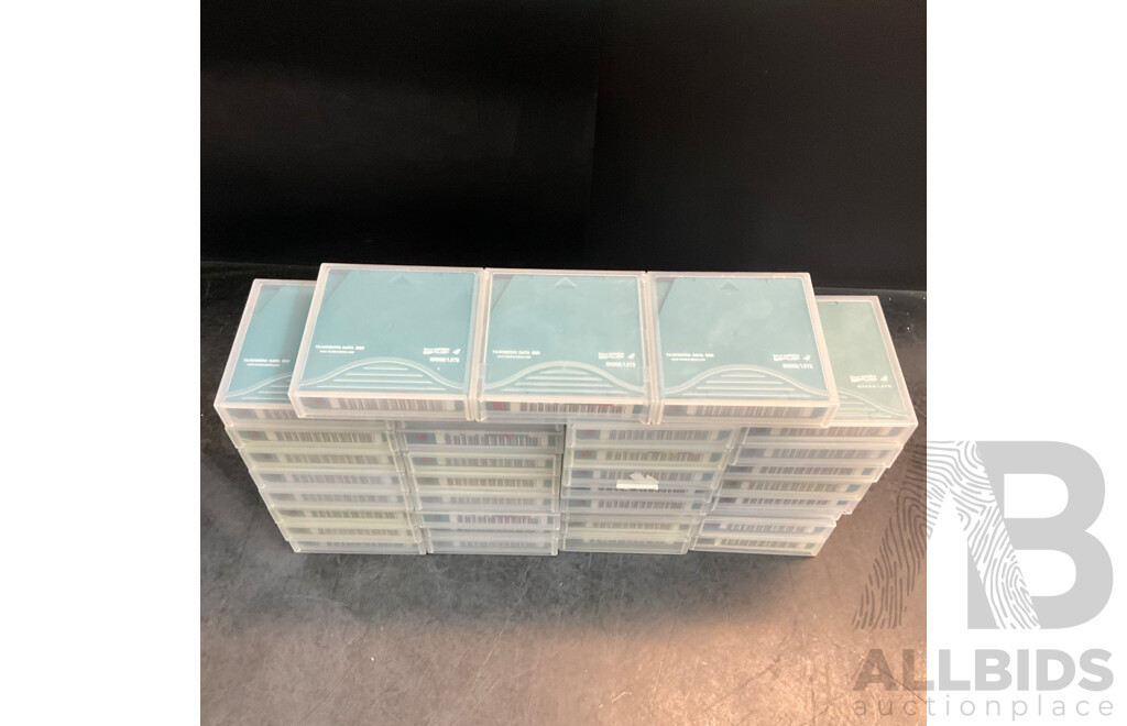TANDBERG DATA Ultrium  LTO4 800Gb/1.6TB Compressed Data Cartridge - Lot of 35