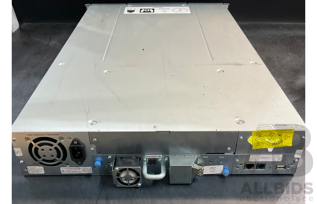 HPE LVLDC-0501Overland Tape Library & Assorted Cleaning Cartridge & 2500GB Data Cartridge