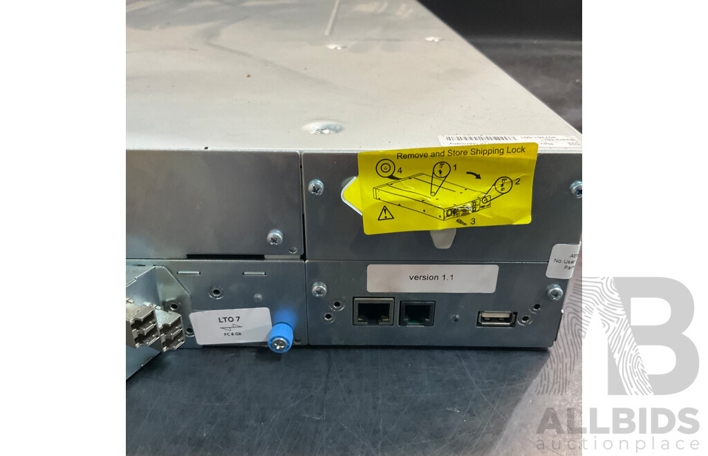 HPE LVLDC-0501Overland Tape Library & Assorted Cleaning Cartridge & 2500GB Data Cartridge